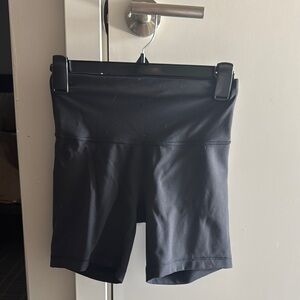 Lululemon Athletica Black Bike Shorts with Elastic Waistband